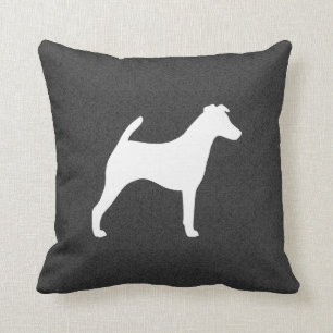 Coussin Silhouette de Fox lisse
