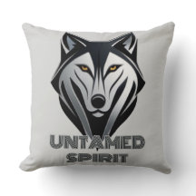 Silhouette de loup monochrome dans un style Abstra