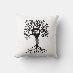 Coussin Silhouette de Neutron Je Sais des Choses