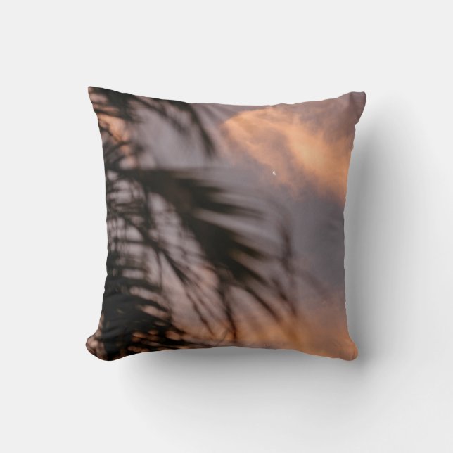Coussin Silhouette de palmier (Recto)