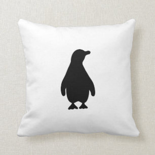 Coussin Silhouette de pingouin