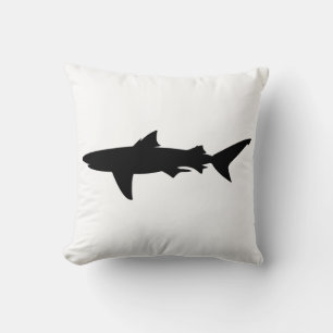 Coussin Silhouette de requin