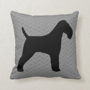 Coussin Silhouette de Terrier