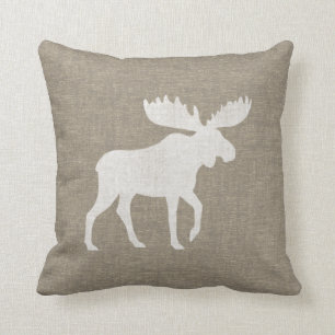 Coussin Silhouette d'Oie  Décoration de la faune sauvage