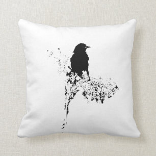 Coussin Silhouette d'oiseau
