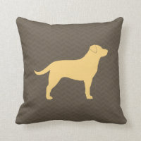 Silhouette du trieur du Labrador jaune| Race de ch