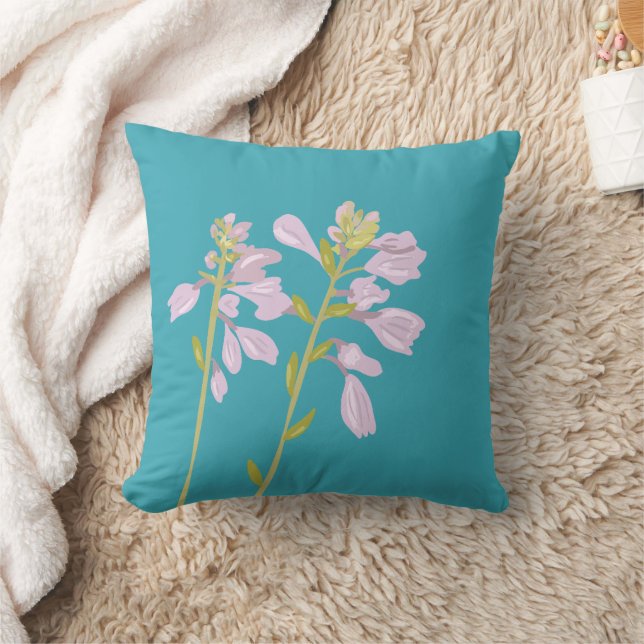 Coussin Silhouette Florale Moderne (Couverture)