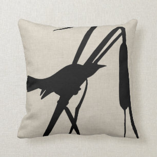 Coussin Silhouette II d'Audubon