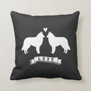 Coussin Silhouettes Belges Tervuren Amour