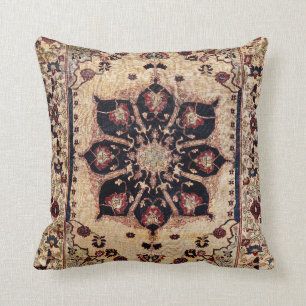 Coussin Silk Tabriz Azerbaïdjan Nord-Ouest Perse Rug Impri