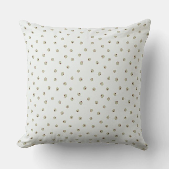 Coussin simple de baies pastel (Recto)