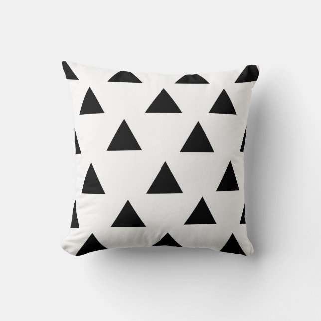 Coussin simple de triangle pendant des années de (Recto)