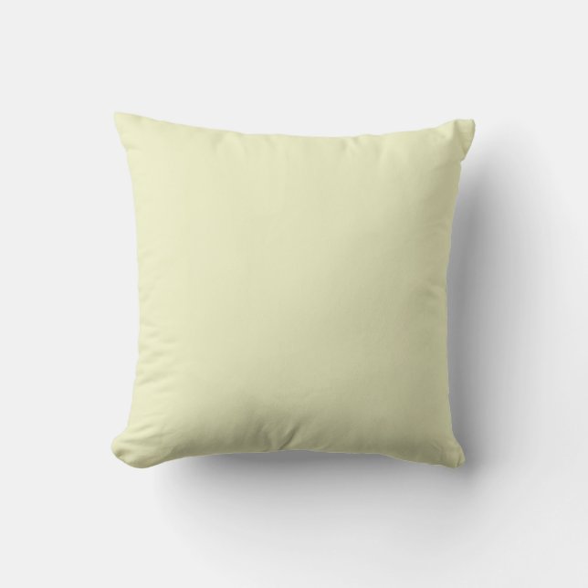 Coussin Simple Design Moderne Minimal Crème Couleur Canapé (Recto)