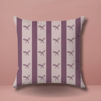 Coussin Simple Elégante Verdure Coquette Bows Motif