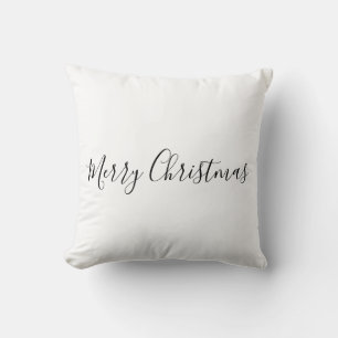 Coussin SIMPLE Joyeux Noël MINIMAL Carte Classique