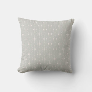 Coussin Simple light grey pattern on a grey background.