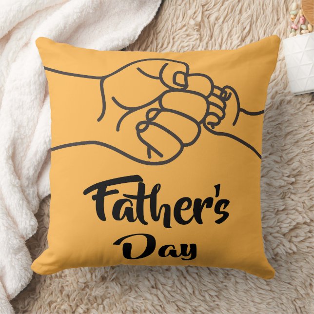 Coussin Simple ligne d'art Parent Enfant Poignée (Couverture)