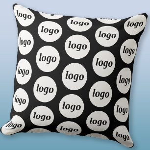 Coussin Simple Logo Motif Promotion Business