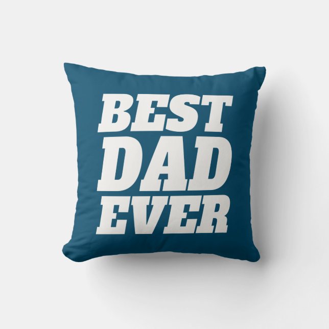 Coussin Simple meilleure Fête des pères papa jamais | Orei (Recto)