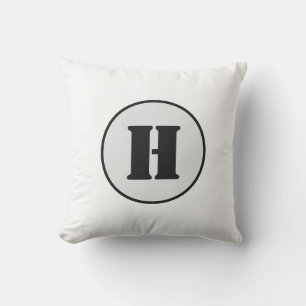 COUSSIN SIMPLE MODERNE MODERNE MONOGRAM ÉLÉGANT CHIC STYLE