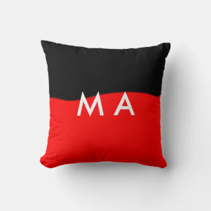 Coussin Simple monogramme ajouter votre nom lettre man min