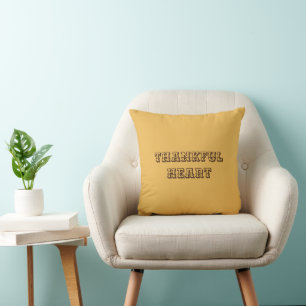 Coussin Simple Rustique tournesol or automne coeur reconna