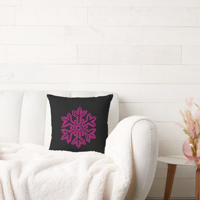 Coussin Simply Christmas Collection - Flocon de neige (Canapé)