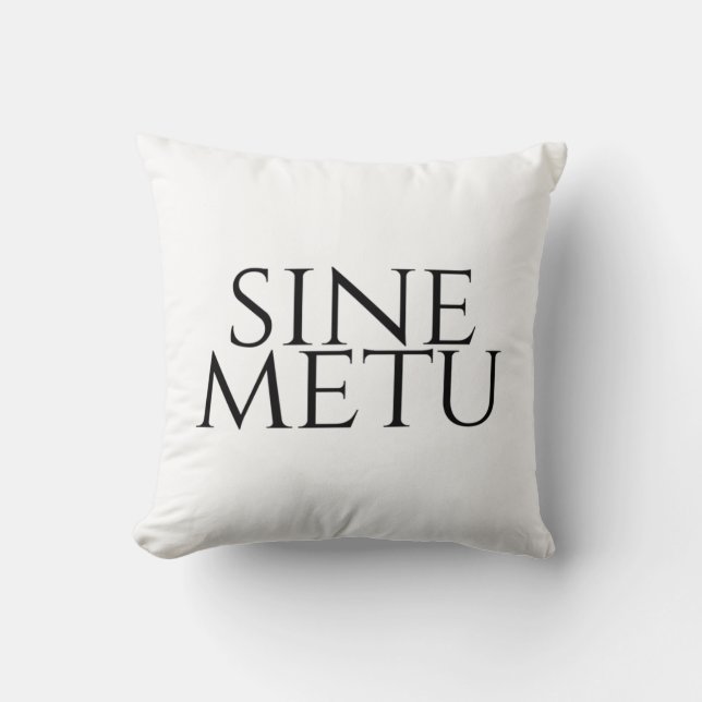 Coussin Sine Metu - Sans Peur (Recto)