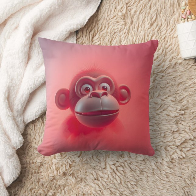 Coussin Singe Amusant (Couverture)