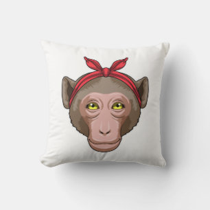 Coussin Singe avec Bandana