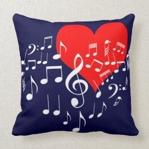 Coussin Singing Heart one of a-Kind