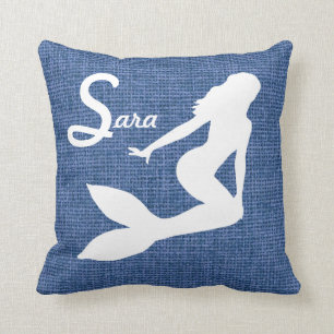 Coussin Sirène personnalisée