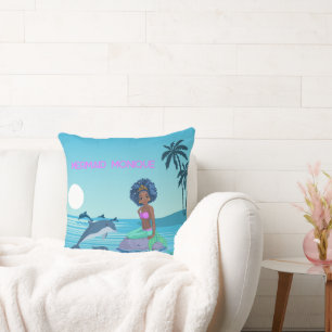 Coussin Sirène personnalisée