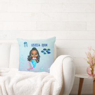 Coussin Sirène personnalisée