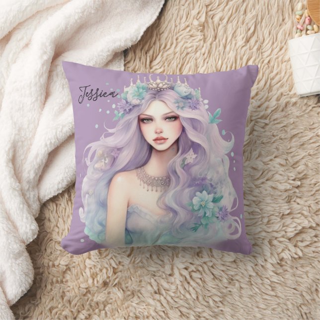 Coussin Sirène personnalisée (Couverture)