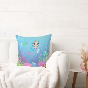 Coussin Sirène personnalisée