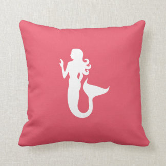 Coussin Sirène rose nautique bilatérale