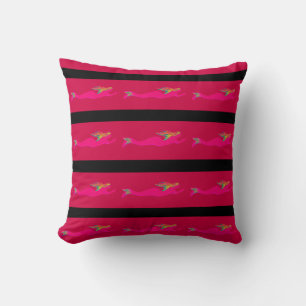 Coussin sirènes roses natation Thunder_Cove