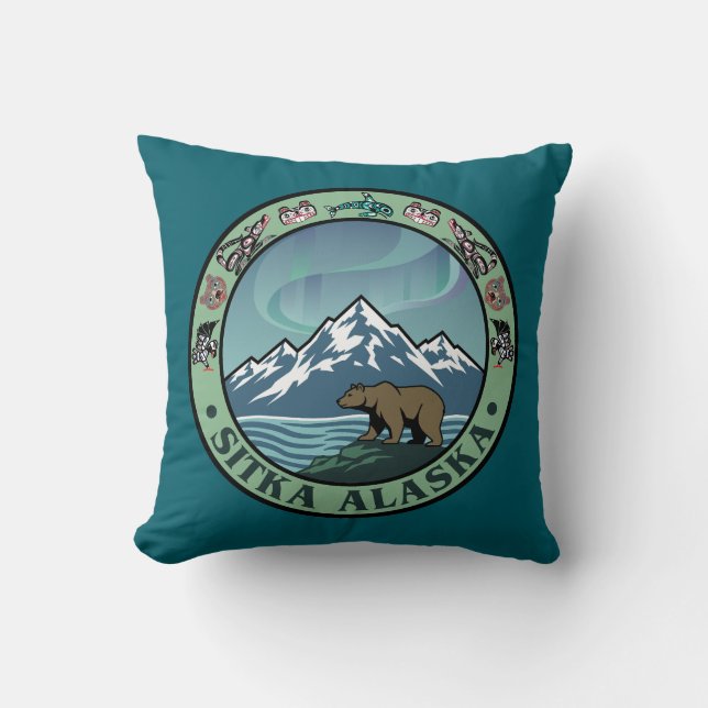 Coussin Sitka Alaska États-Unis (Recto)