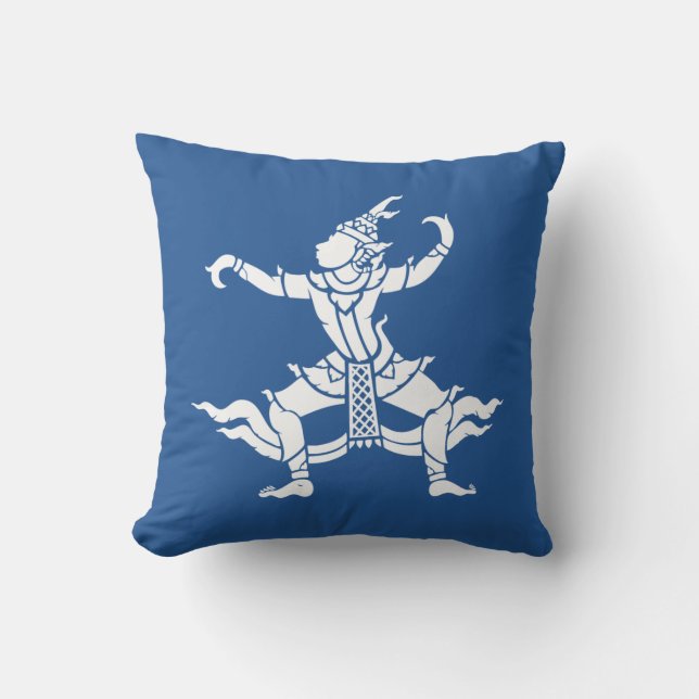 Coussin SIX Danseuse thaïlandaise ⚠ Thaïlande ⚠ (Recto)