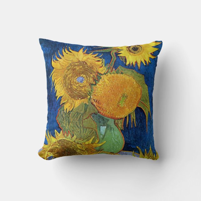 Coussin Six tournesols, Van Gogh (Recto)
