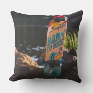 Coussin Skateboard Né Pour Rouler