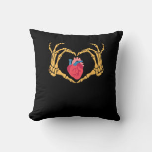 Coussin Skeleton Anatomie du coeur de la main Cardiac Cvic