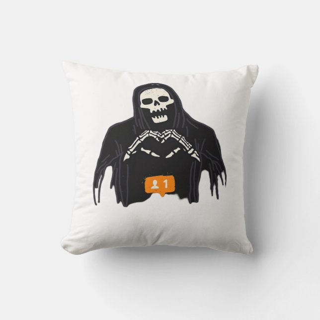 Coussin Skeleton Pur-Coeur Follower Classic (Recto)