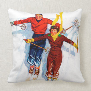 Coussin Ski alpin de couples