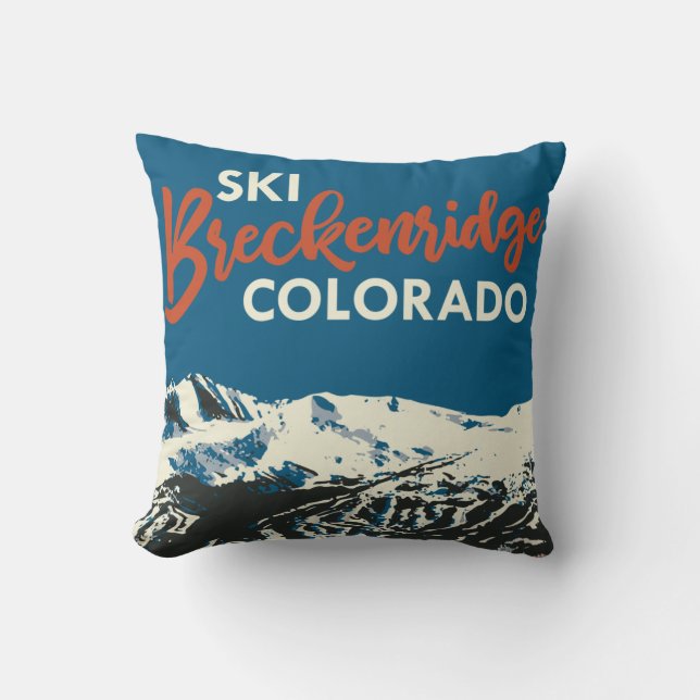 Coussin Ski Breckenridge (Recto)