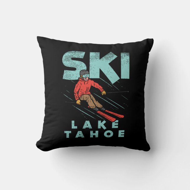 Coussin Ski Lake Tahoe (Recto)