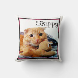 Coussin Skippy et Buddy Throw Pillow