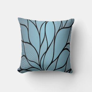 Coussin Sky Blue Hues Creative Leave Motif