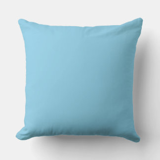 Coussin Sky Blue Solid Color Fresh Coastal Elegance